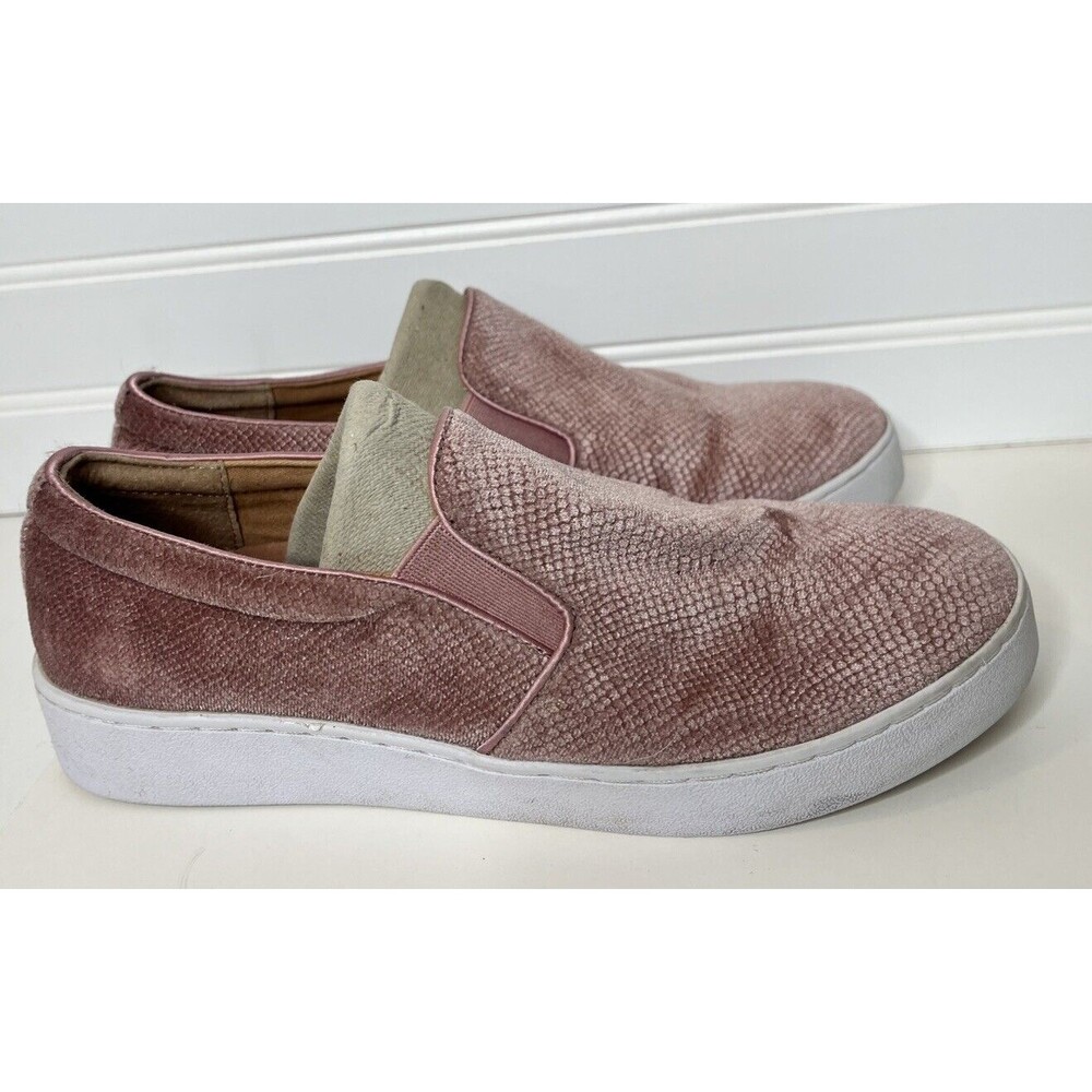 Vionic Midi Holiday Slip On Sneakers Shoes Women’s Size 7 Blush Velvet Pink - Picture 5 of 12